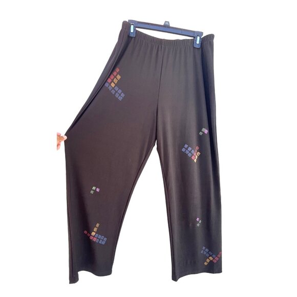JG'S Mad Lab Staley Gretzinger Women's Waist 32 in L XL XXL  Black Trouser Pants - Picture 1 of 14